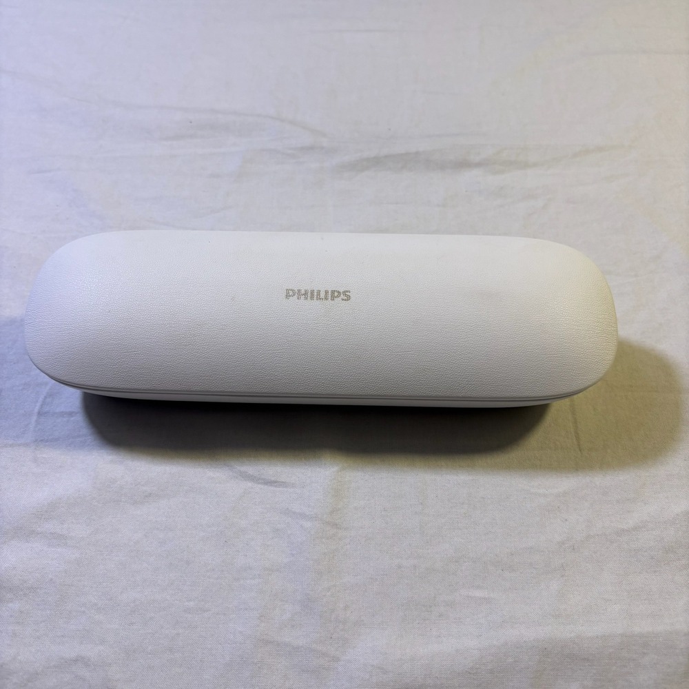 Philips Sonicare DiamondCare Electric Toothbrush Travel Case White Hard Shell